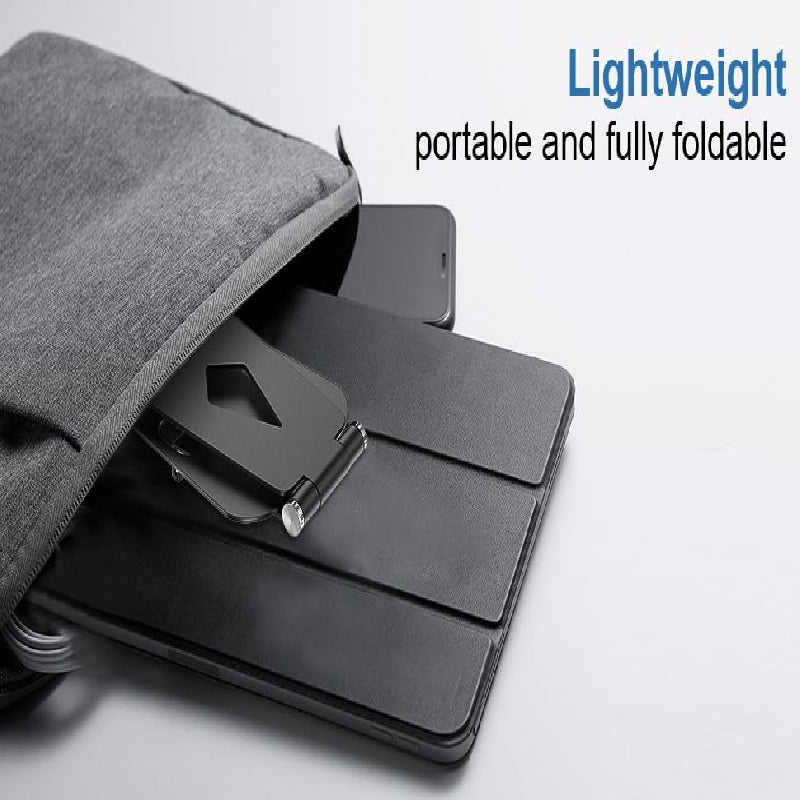 Cell Phone Stand For Angle Height Adjustable Desk Sturdy Aluminum Metal Phone Holder For IPhone, Ipad, Mobile Phone, All Android Smartphone, Desktop