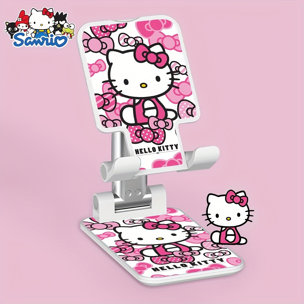 Adjustable Phone Holder Featuring The Sanrio Hello Kitty Character, Perfect for Your Desk