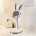 Easter Bunny Phone Stand • Cute Pink Floral Design With Bunny Ears And Bow • Adjustable Height 0°-90° • Durable Abs Material • Smartphone Desktop Organizer • Home Office Decor • Clip Holder • Miracase Brand